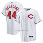 Camiseta Beisbol Hombre Cincinnati Reds Elly De La Cruz Alterno 2 Replica Blanco