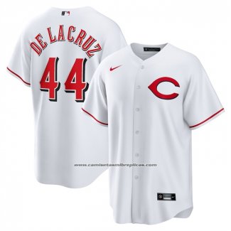 Camiseta Beisbol Hombre Cincinnati Reds Elly De La Cruz Alterno 2 Replica Blanco