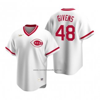 Camiseta Beisbol Hombre Cincinnati Reds Mychal Givens Cooperstown Collection Primera Blanco