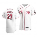 Camiseta Beisbol Hombre Cincinnati Reds Tyler Naquin Autentico Primera Blanco