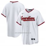 Camiseta Beisbol Hombre Cleveland Guardians Home Replica Blanco