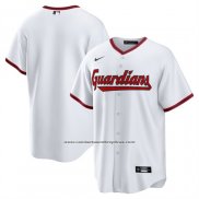 Camiseta Beisbol Hombre Cleveland Guardians Home Replica Blanco