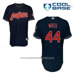 Camiseta Beisbol Hombre Cleveland Indians Brandon Moss 44 Azul Alterno Cool Base Camiseta Beisbol Hombre Cleveland Indians Brandon Moss 44 Azul Alterno Cool Base