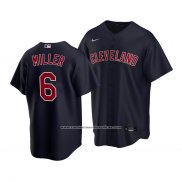 Camiseta Beisbol Hombre Cleveland Indians Owen Miller Replica Azul