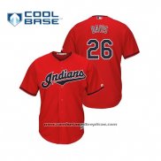 Camiseta Beisbol Hombre Cleveland Indians Rajai Davis Cool Base Alterno 2019 Rojo