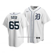 Camiseta Beisbol Hombre Detroit Tigers Gregory Soto Replica Primera Blanco