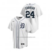 Camiseta Beisbol Hombre Detroit Tigers Miguel Cabrera Replica Primera Blanco