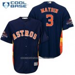 Camiseta Beisbol Hombre Houston Astros Cameron Maybin Azul Cool Base