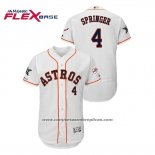 Camiseta Beisbol Hombre Houston Astros George Springer 2019 All Star Flex Base Blanco