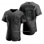 Camiseta Beisbol Hombre Houston Astros Jackie Robinson Award Collection Retired Number Negro