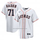 Camiseta Beisbol Hombre Houston Astros Josh Hader Primera Replica Blanco