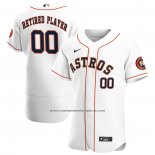 Camiseta Beisbol Hombre Houston Astros Primera Pick-A-Player Retired Roster Autentico Blanco