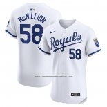 Camiseta Beisbol Hombre Kansas City Royals John McMillon Primera Elite Blanco