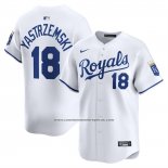 Camiseta Beisbol Hombre Kansas City Royals Mike Yastrzemski Primera Limited Blanco