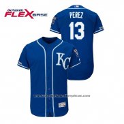 Camiseta Beisbol Hombre Kansas City Royals Salvador Perez Flex Base Azul