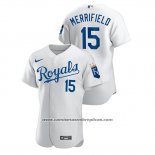 Camiseta Beisbol Hombre Kansas City Royals Whit Merrifield Autentico Blanco