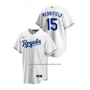 Camiseta Beisbol Hombre Kansas City Royals Whit Merrifield Replica Primera Blanco