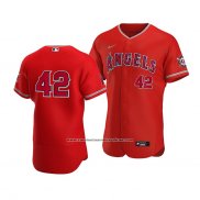 Camiseta Beisbol Hombre Los Angeles Angels Jackie Robinson Day Autentico Rojo