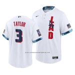 Camiseta Beisbol Hombre Los Angeles Dodgers Chris Taylor 2021 All Star Replica Blanco Camiseta Beisbol Hombre Los Angeles Dodgers Chris Taylor 2021 All Star Replica Blanco