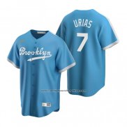 Camiseta Beisbol Hombre Los Angeles Dodgers Julio Urias Cooperstown Collection Alterno Azul