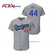 Camiseta Beisbol Hombre Los Angeles Dodgers Rich Hill Flex Base Gris