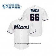 Camiseta Beisbol Hombre Miami Marlins Jarlin Garcia Cool Base Primera 2019 Blanco