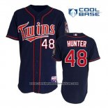 Camiseta Beisbol Hombre Minnesota Twins Torii Hunter 48 Azul Alterno Primera Cool Base