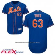Camiseta Beisbol Hombre New York Mets 63 Gabriel Ynoa Flex Base