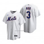 Camiseta Beisbol Hombre New York Mets Tomas Nido Replica Primera Blanco