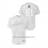 Camiseta Beisbol Hombre New York Mets Walter Lockett 2019 Players Weekend Autentico Blanco