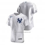 Camiseta Beisbol Hombre New York Yankees Authentic Blanco