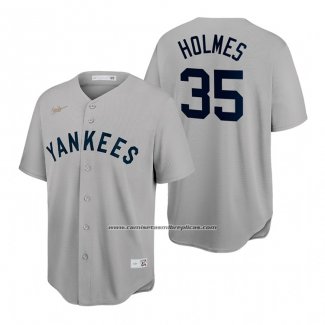 Camiseta Beisbol Hombre New York Yankees Clay Holmes Cooperstown Collection Gris