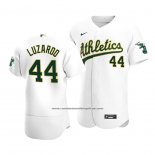 Camiseta Beisbol Hombre Oakland Athletics Jesus Luzardo Autentico Primera Blanco