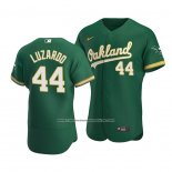 Camiseta Beisbol Hombre Oakland Athletics Jesus Luzardo Kelly Autentico Alterno Verde