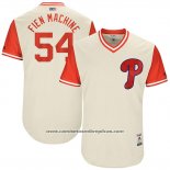 Camiseta Beisbol Hombre Philadelphia Phillies 2017 Little League World Series Casey Fien Tan