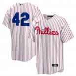 Camiseta Beisbol Hombre Philadelphia Phillies Jackie Robinson Day Replica Blanco
