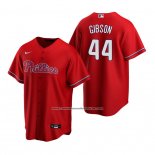 Camiseta Beisbol Hombre Philadelphia Phillies Kyle Gibson Replica Alterno Rojo