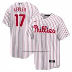 Camiseta Beisbol Hombre Philadelphia Phillies Max Kepler Primera Replica Blanco