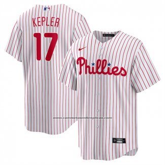 Camiseta Beisbol Hombre Philadelphia Phillies Max Kepler Primera Replica Blanco