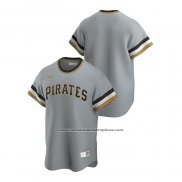 Camiseta Beisbol Hombre Pittsburgh Pirates Cooperstown Collection Gris