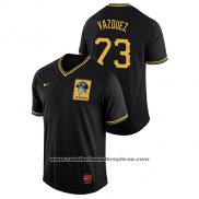 Camiseta Beisbol Hombre Pittsburgh Pirates Felipe Vazquez Cooperstown Collection Legend Negro