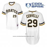 Camiseta Beisbol Hombre Pittsburgh Pirates Francisco Cervelli 29 Blanco Alterno Cool Base