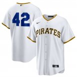 Camiseta Beisbol Hombre Pittsburgh Pirates Jackie Robinson Day Replica Blanco