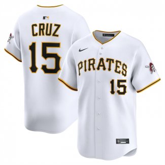 Camiseta Beisbol Hombre Pittsburgh Pirates Oneil Cruz Alterno Limited Blanco