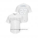 Camiseta Beisbol Hombre San Diego Padres Francisco Mejia 2019 Players Weekend Replica Blanco