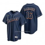 Camiseta Beisbol Hombre San Diego Padres Jake Marisnick Cooperstown Collection Azul