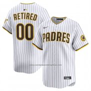 Camiseta Beisbol Hombre San Diego Padres Retired Roster Primera Limited Blanco