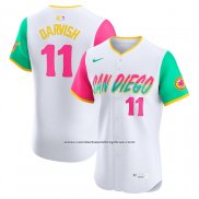 Camiseta Beisbol Hombre San Diego Padres Yu Darvish City Connect Elite Blanco1