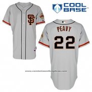 Camiseta Beisbol Hombre San Francisco Giants Jake Peavy 22 Gris Alterno Cool Base