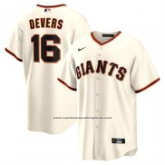 Camiseta Beisbol Hombre San Francisco Giants Rafael Devers Primera Replica Blanco